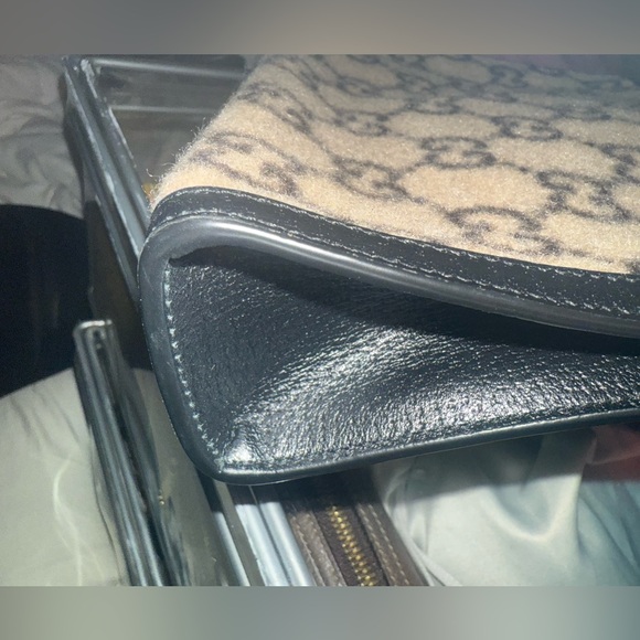 Gucci zipped pouch GG wool - Picture 11 of 16